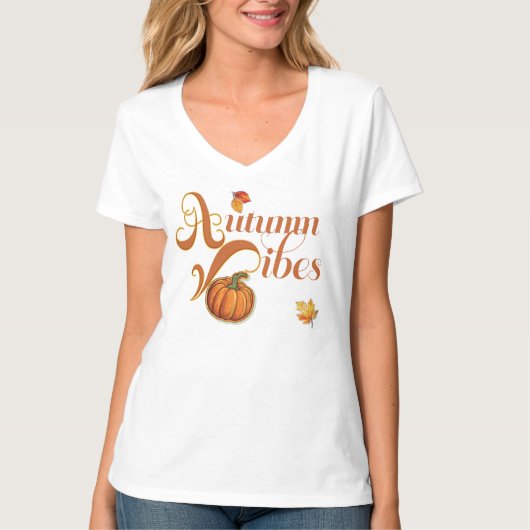 Sweet Autumn Vibes Trendy Women's T-Shirt (Vorderseite)