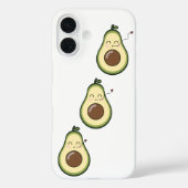 Sweet Avocado Kiss Case-Mate iPhone Hülle (Rückseite)
