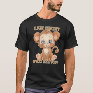 Sweet Baby Affen Primaten Simiformes T-Shirt