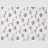 Sweet baby bears fast asleep on fluffy clouds seidenpapier (Vorderseite)