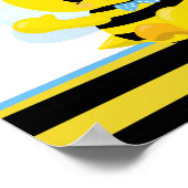 Sweet Baby Bee Boy Baby Showbanner Poster (Ecke)