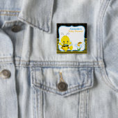 Sweet Baby Bee Boy Baby Showknopf Button (Beispiel)