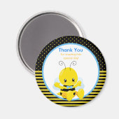 Sweet Baby Bee Boy Danke Magnet (Vorderseite/Rückseite)