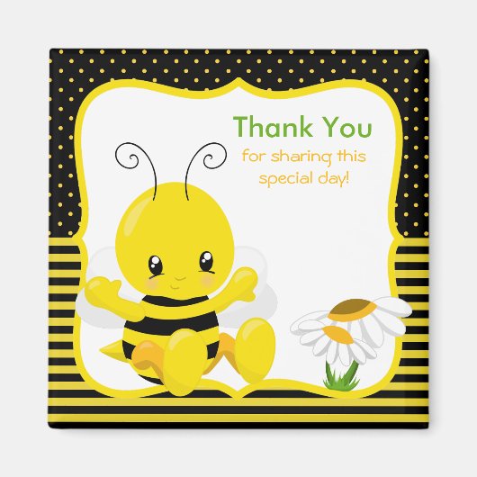 Sweet Baby Bee Danke Magnet (Vorne)