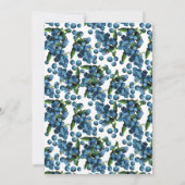 Sweet Baby Berry Soon Baby Shower Einladung (Rückseite)