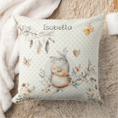 Sweet Baby Bird Watercolor Kinderzimmer Kissen (Decke)