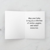 Sweet Baby Blesscard - Herzlichen Glückwunsch zu I Karte (Innenseite)