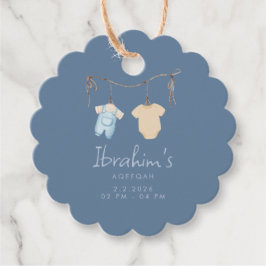 Sweet Baby Boy Aqeeqah Favor Geschenkanhänger