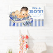 Sweet Baby Boy Baby Showbanner Banner (Insitu)