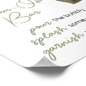 Sweet Baby Boy Boho Kleidung Babydusche MomOsa Bar Poster (Ecke)