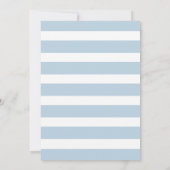 Sweet Baby Boy Bunny Baby Dusche Einladung (Rückseite)