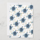 Sweet Baby Boy Elephant Baby Dusche Einladung (Rückseite)