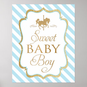 Sweet Baby Boy Kinderzimmer Poster