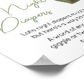 Sweet Baby Boy Kleidung Spätnachtswindeln Poster (Ecke)