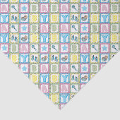 Sweet Baby Boy Squares Seidenpapier (Ausschnitt)