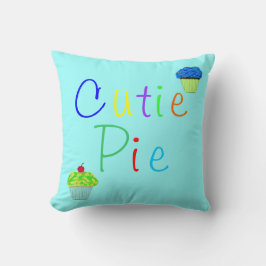 Sweet Baby Boy Süsse Pie Yellow Blue Cupcakes Kissen