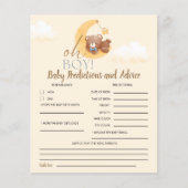 Sweet Baby Boy Teddy Bear Baby shower boy (Vorderseite)