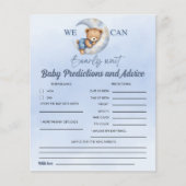 Sweet Baby Boy Teddy Bear Baby shower boy (Vorderseite)