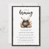 Sweet Baby braut Halloween-Kinderdusche Einladung (Vorderseite)