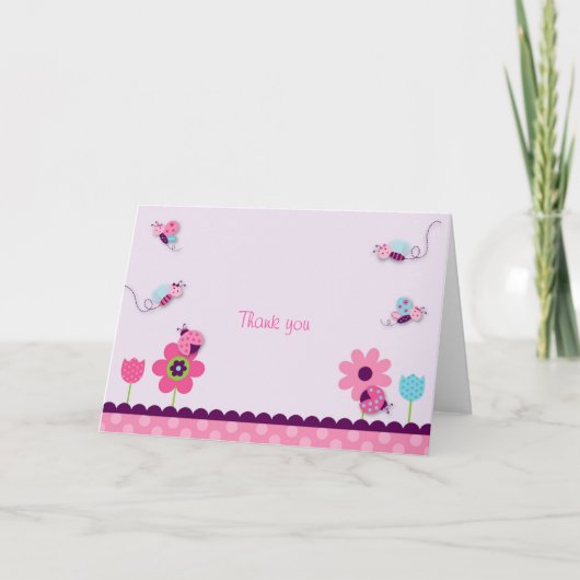 Sweet Baby Bug Vielen Dank, dass Sie sich Karten m (Vorderseite)