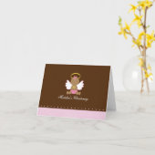 Sweet Baby Christening Karte (Gelbe Blume)