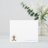 Sweet Baby Custom Flat Vielen Dank Anmerkungen Einladung (Stehend Vorderseite)