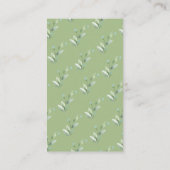 Sweet Baby Deer Diaper Raffle Ticket Begleitkarte (Rückseite)