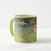 Sweet Baby Deer Fawn Art Tassen Cup (Vorderseite Links)