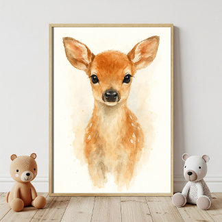 Sweet Baby Deer Woodland Kinderzimmer Dekoration