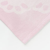 Sweet Baby Deh mit Blume Crown | Rosa Kinderzimmer Fleecedecke (Ecke)