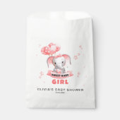 Sweet Baby Elephant Baby Dusche Geschenktütchen (Vorderseite)