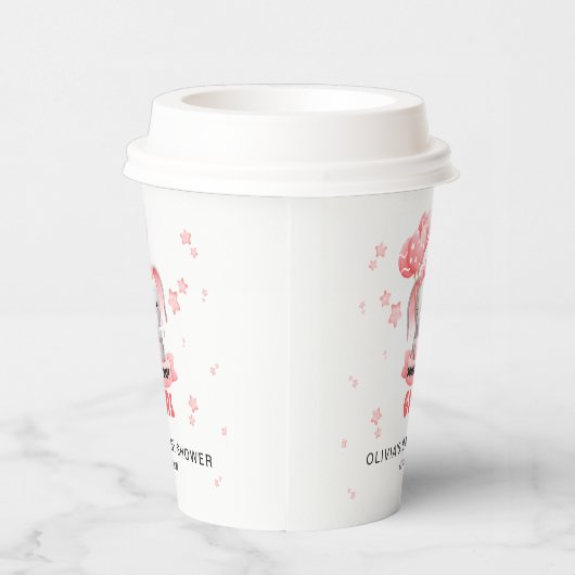 Sweet Baby Elephant Baby Dusche Pappbecher (Rechts)