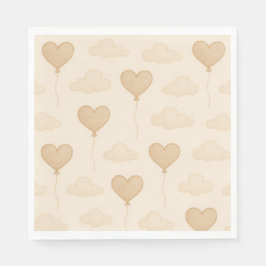 Sweet Baby Elephant Baby Shower Balloons Serviette
