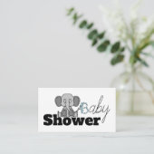 Sweet Baby Elephant, Baby Shower Ticket Einladung (Stehend Vorderseite)
