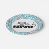 Sweet Baby Elephant, Babydusche Pappteller (Schrägansicht)