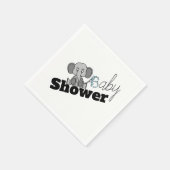 Sweet Baby Elephant, Babydusche Serviette (Ecke)