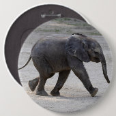 Sweet Baby Elephant Kibali Button (Vorne & Hinten)