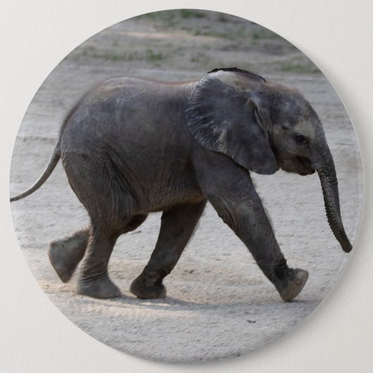 Sweet Baby Elephant Kibali Button (Vorderseite)