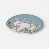 Sweet Baby Elephant Pappteller (Schrägansicht)