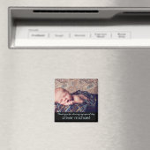 Sweet Baby Foto Blue Keepake Danke Magnet (In Situ (Geschirrspüler))