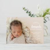 Sweet Baby Foto - Geburtshinweise (Stehend Vorderseite)