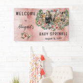 Sweet Baby Girals Tropical Safari Sprinkle Banner (Insitu)