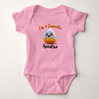 Sweet Baby Girl Candy Corn mit dem Namen der Kinde Strampler