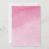 Sweet Baby Girl Pink Balloon Erste heilige Kommune Einladung (Rückseite)