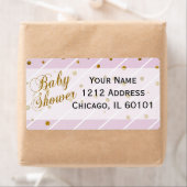 Sweet Baby Girl Pink & Gold Confetti | Babydusche (Insitu)