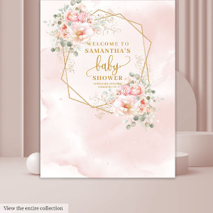 Sweet Baby Girl Pül Glitzer Hintergrund Wandteppich