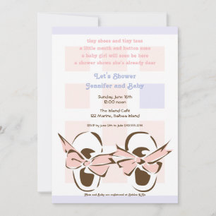 Sweet Baby Girl Showdusche Einladung