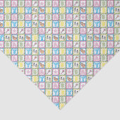 Sweet Baby Girl Squares Seidenpapier (Ausschnitt)