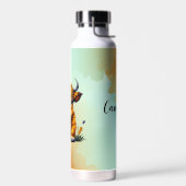 Sweet Baby Highland Cow Personalisiert Trinkflasche (Links)