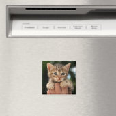 Sweet Baby Kitten Magnet (In Situ (Geschirrspüler))